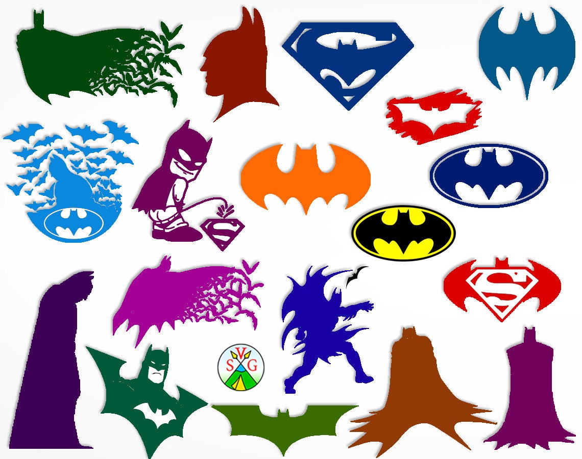 Sale Batman Svg Cut Files Superhero Cricut Files Batman Etsy