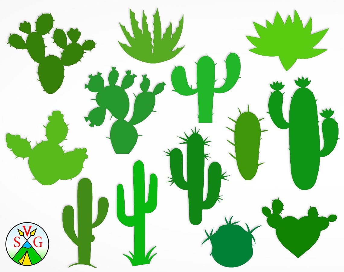 Download SALE Cactus svg cut files flower cricut files Cactus | Etsy