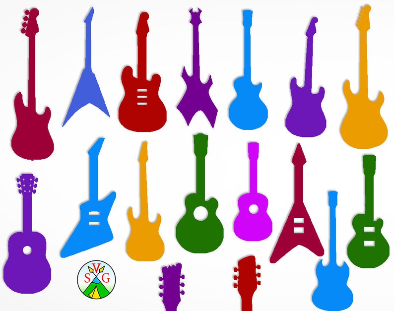 Download SALE Guitar svg cut files music cricut files Guitar | Etsy