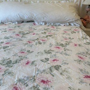 Rachel Ashwell Shabby Chic Pink Label "Royal Bouquet"  King Duvet Cover - HTF!!!- STUNNING!