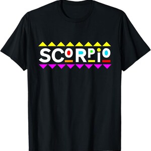 Scorpio, Zodiac Sign, 90s Style, T-Shirt, Tee, Martin Style