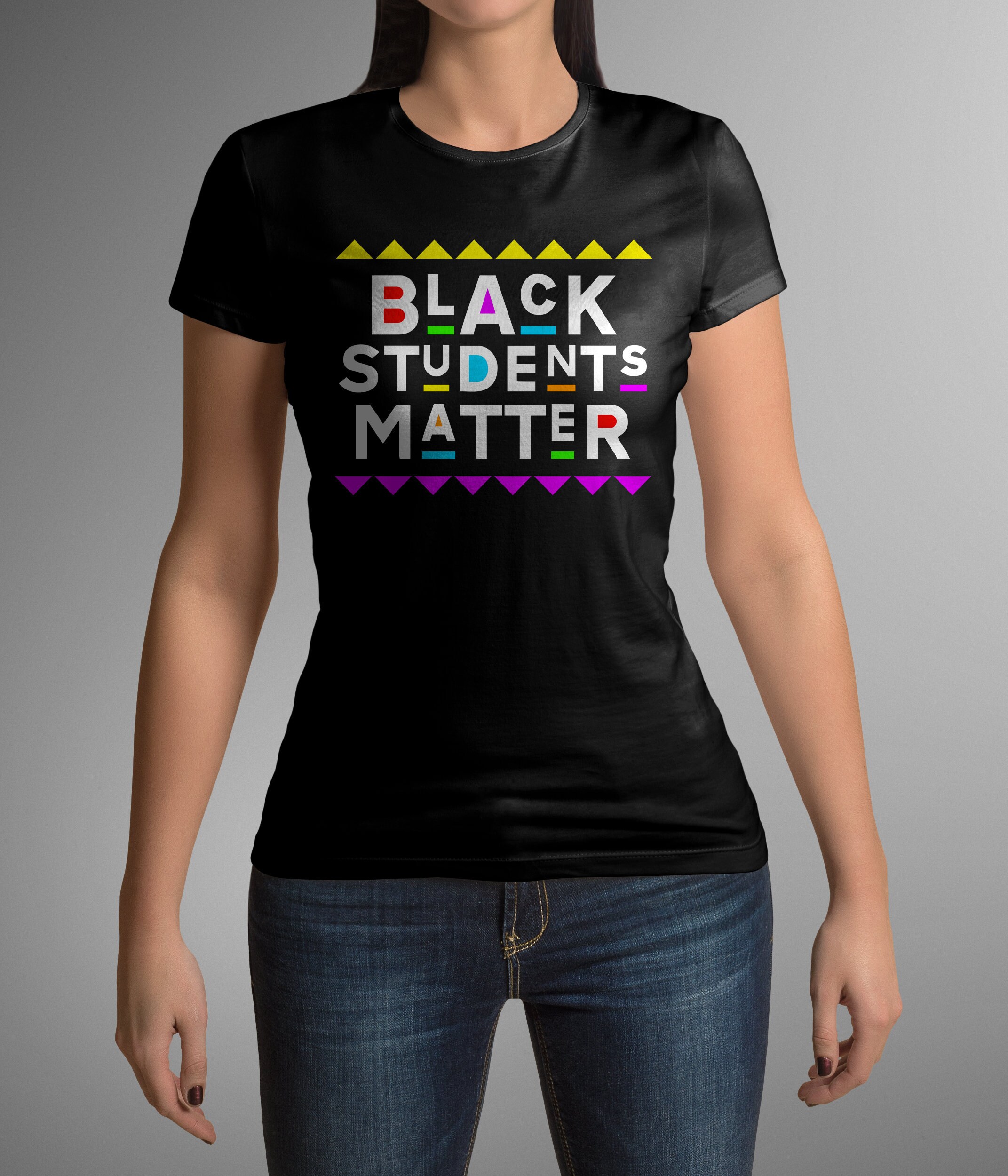 Black Students Matter 90s Style T-shirt 