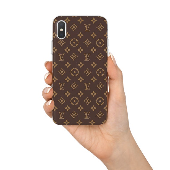 iPhone X Case Louis Vuitton iPhone 8 Case brown Louis Vuitton | Etsy