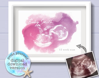 personalised baby scan gifts