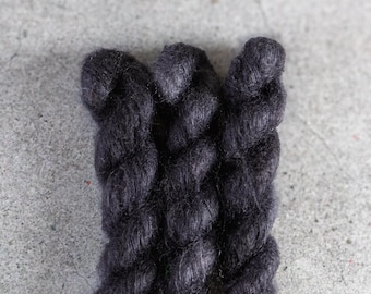 Hand dyed kid silk lace, mini skeins, 210m in 45g, BKD Yarn "Finistère"