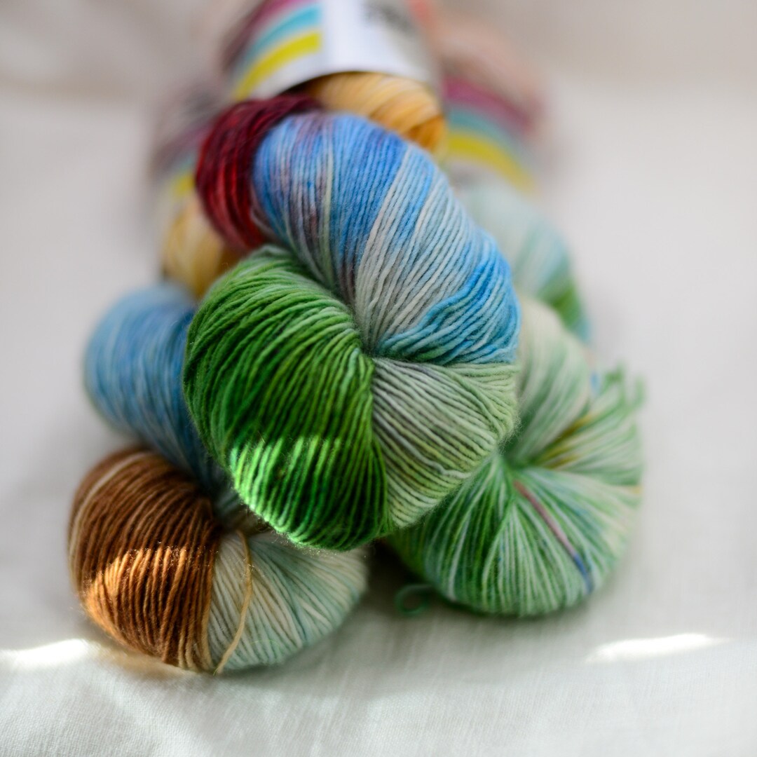 Hand Dyed Yarn Fingering Yarn Yarn Shop Berlin BKD Yarn Etsy