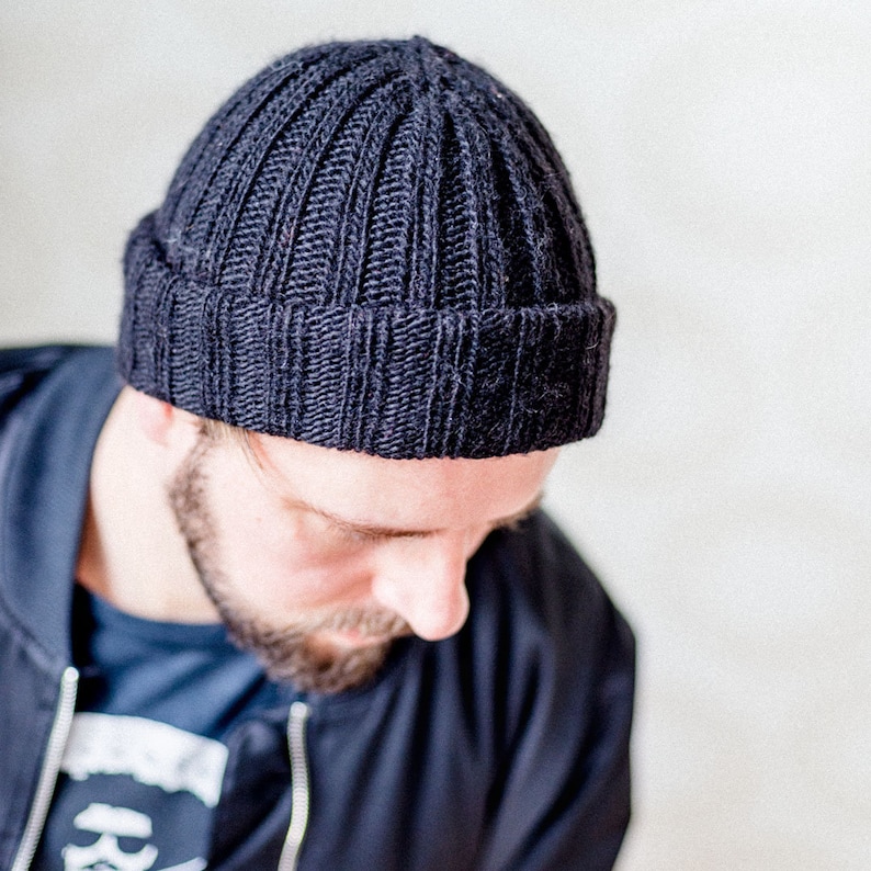 Knitting Pattern Man Hat / Hipster Hat/ the Berlin Hipster Hat Etsy