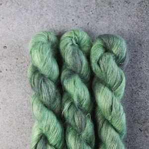 Hand dyed yarn, BKD Kid Silk Lace