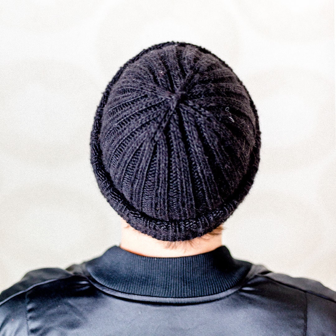 Knitting Pattern Man Hat / Hipster Hat 