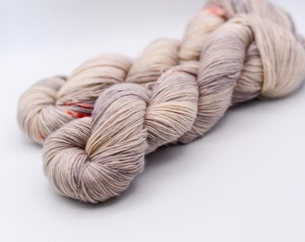 Hand-dyed merino singles, BKD Yarn, fingering weight merino, 366m in 100g