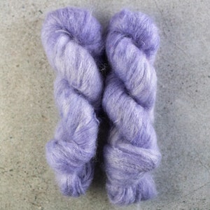Chunky Mohairgarn, handgefärbtes Mohairgarn, Mohairwolle, Pastell Mohair, BKD Chunky Mohair