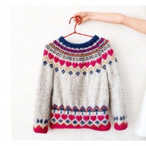 KNITTING PATTERN Yoke Sweater or Lopapeysa , sized 8y - 3XL (90.5 -138.5 cm or 32-55.5") bust