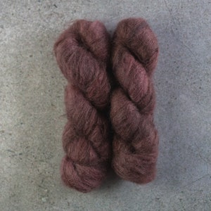 Handgefärbtes dickes Mohairgarn für Pullover, Strickmohairgarn, BKD-Garn