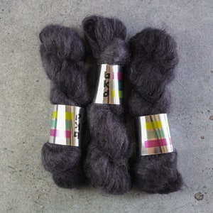 Filato di mohair grosso tinto a mano per maglioni islandesi e maglioni di mohair alla moda 200m in 100g " Finistère"