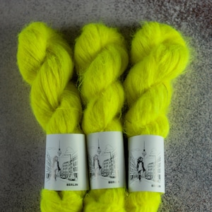 BKD Suri Silk Lace, hand dyed yarn, 420m in 50g, &quot;Laser&quot;