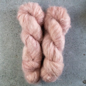 Mohair Sweater Garn, dicke Mohairwolle, handgefärbtes Mohairgarn