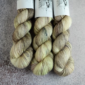 Handgefärbte Merino Seide, handgefärbtes Garn, BKD Silk Merino, &quot;OOAK&quot;