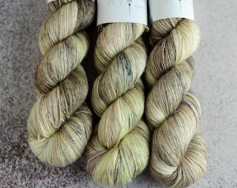 Handgefärbte Merino Seide, handgefärbtes Garn, BKD Silk Merino, "OOAK"