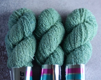 BKD Merino Boucle, hand dyed yarn, DK weight boucle, 220m in 100g "Sage"