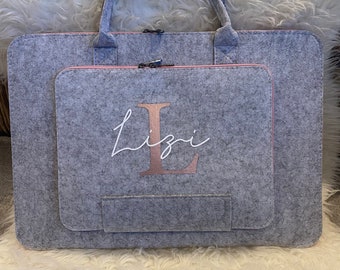 Personalised laptop case with handle Clearance