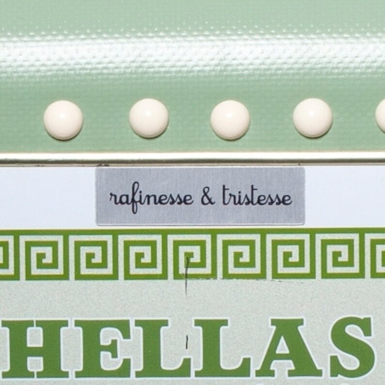 Stool tin tuffet Hellas III
