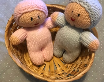 Hand knitted baby