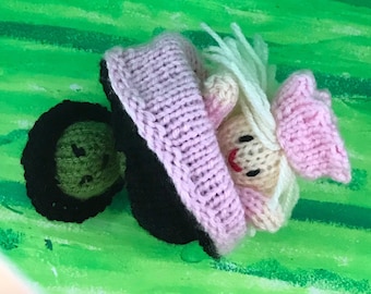 Good witch, bad witch topsy turvy doll