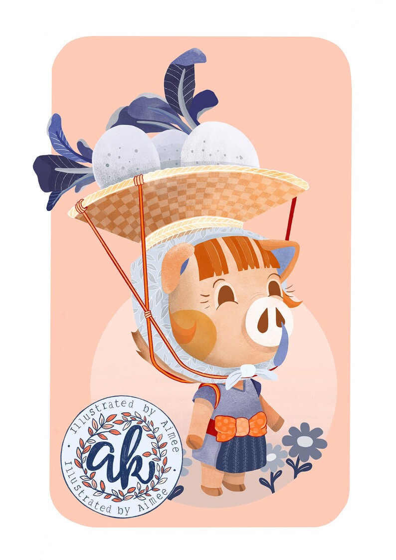 animal crossing new horizons acnh daisy mae art print
