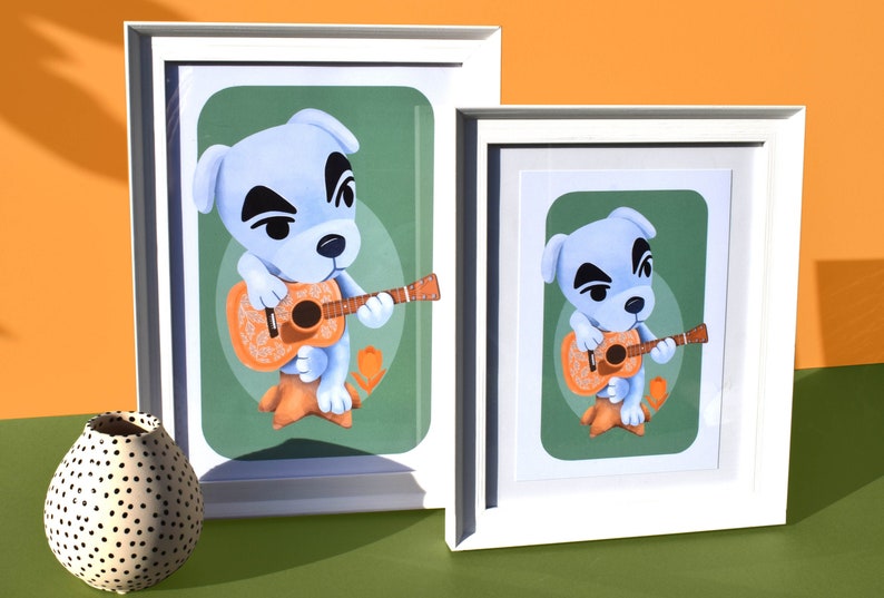 animal crossing new horizons acnh kk slider art print
