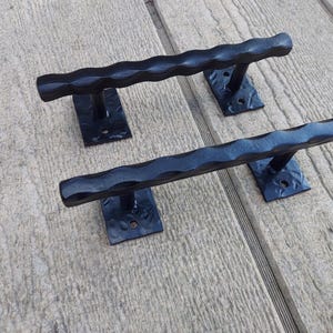 Barn Door Pulls, Industrial Handles, Barn Door Handles, Door Hardware, Iron, Handmade Handles
