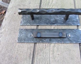 Barn Door Handle, Finger Pull, Industrial Handle, Barn Door Pull, Door Hardware, Iron, Handmade Handles