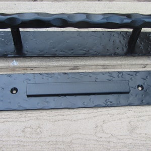 Barn Door Pull, Finger Pull, Industrial Handle, Barn Door Handles, Door Hardware, Iron, Handmade Handles