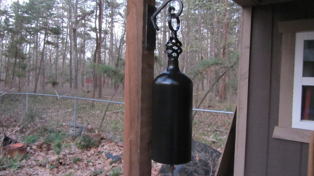 Rustic Cylinder Bell Tank Bell Farm Bell Dinner Bell Entry Etsy