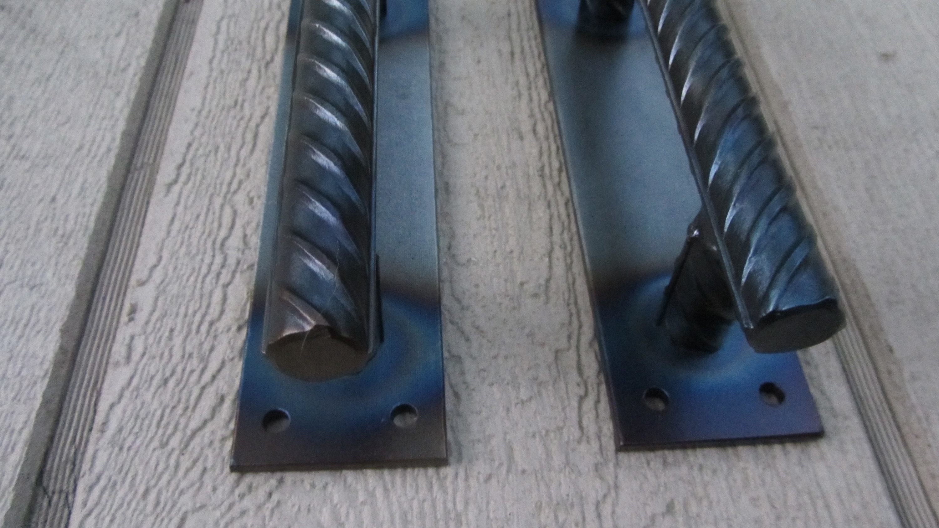 Barn Door, Rebar Door Handles Industrial Etsy