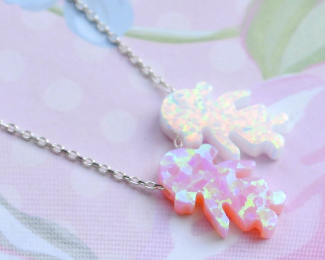 Opal Baby Pendant Baby Boy Necklace Baby Girl Necklace New Etsy