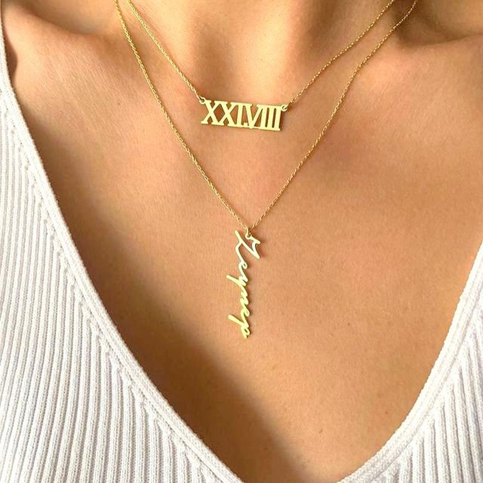 Handwriting name necklace Clearance