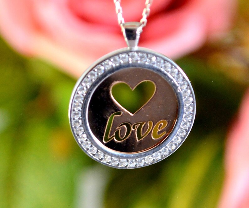 Lover Name Necklace Rose Romantic Necklace Love Silver Jewelry Rose Gold Custom Monogram,Personalized Woman Jewelry Gift to Girlfriend