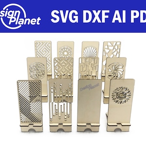 Phone Stand Svg, Phone Stand Glowforge, Phone Stand Laser Cut File, Svg Laser Cut Files, Laser Pattern Svg, Dxf Files, Laser Pattern Svg