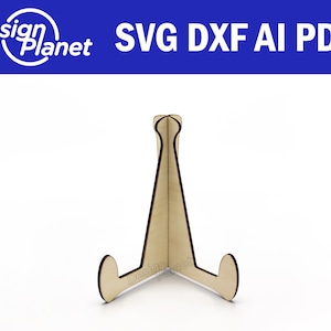 Laser Cut Easel Stand SVG: Glowforge Files (Digital Download)