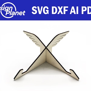 Laser Cut Easel Stand SVG: Glowforge Files (Digital Download)
