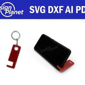 Uchwyt na telefon z brelokiem, breloki laserowe SVG, breloki Glowforge SVG, breloki z plikami ciętymi laserowo, breloki z plikami Glowforge