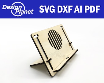 Laser cutting tablet stand SVG. Glowforge TABLET holder