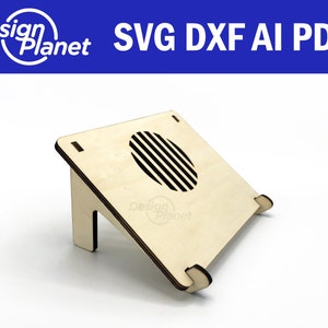 Retro Tablet Holder SVG: Laser Cut Files (Digital Download)