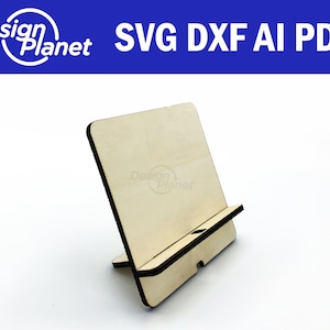 Porta TABLET Glowforge. Supporto per tablet tagliato al laser SVG
