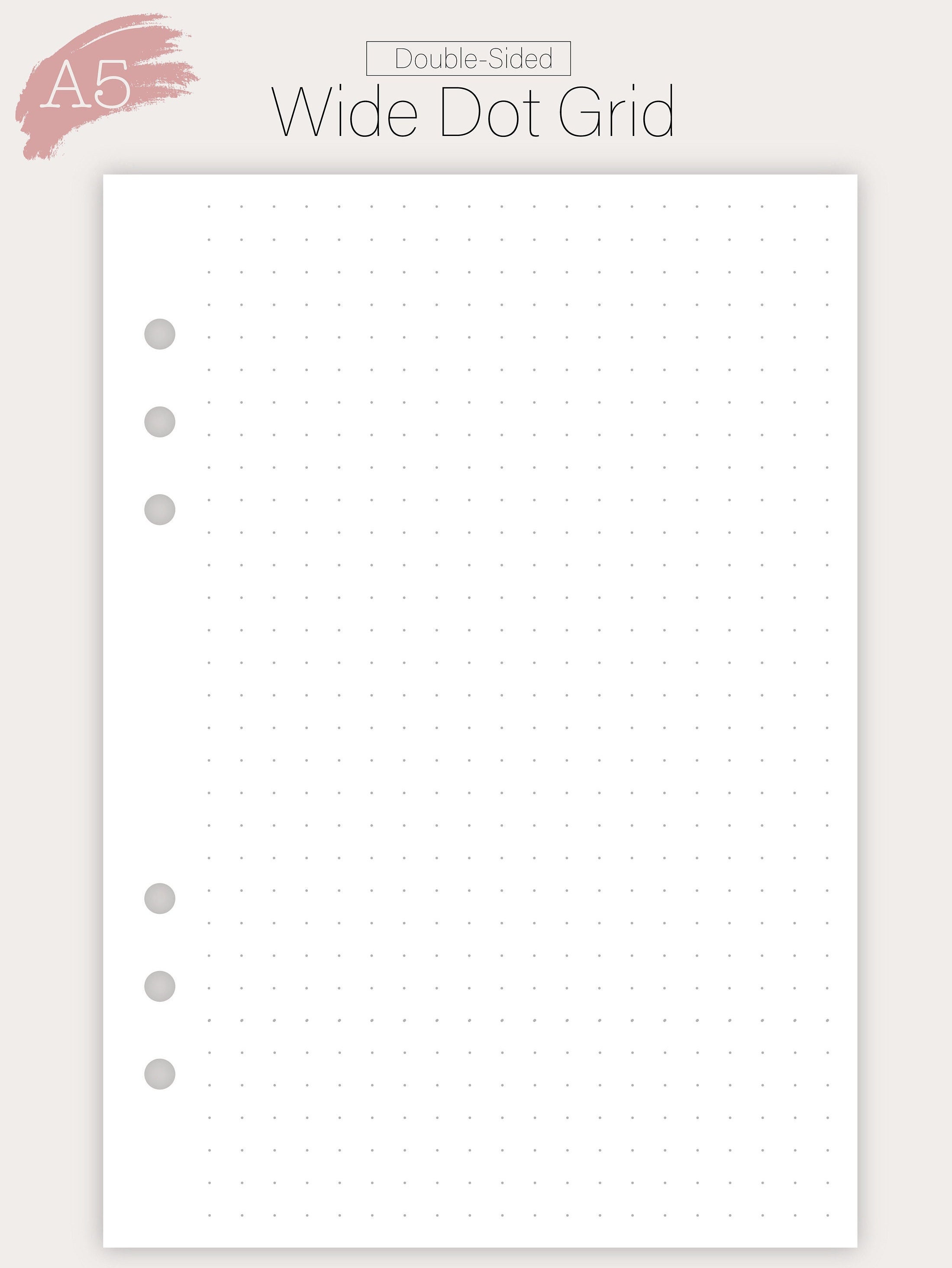 Dot Grid/Lined Standard Wide Inserts – Layle By Mail