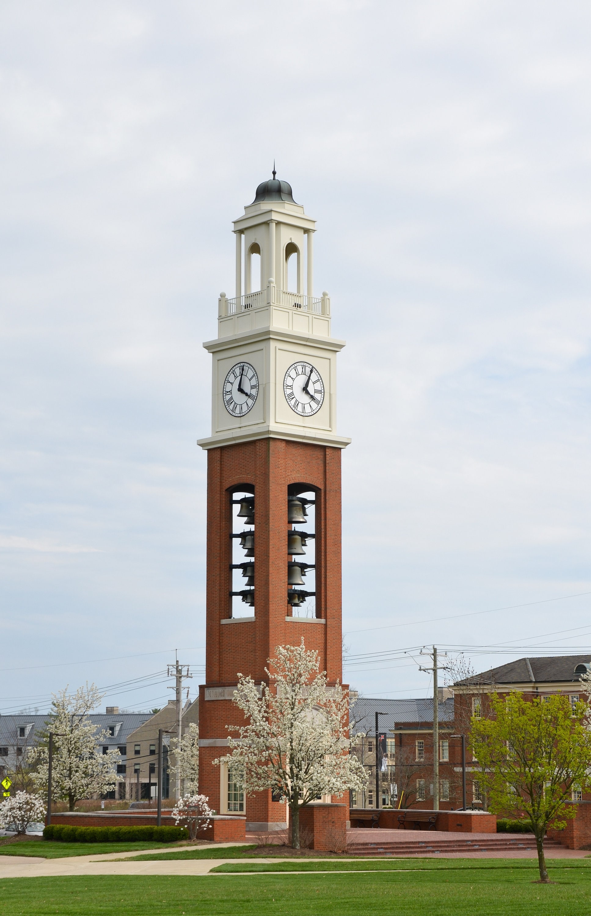Pulley Bell Tower Miami University Etsy