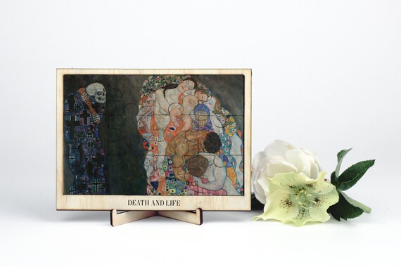 Almond Blossom Fine Art Vintage Home Decor Artist Wooden Photo Puzzle Frame Office Home Wood Jigsaw WPA09 Van Gogh Classic Artwork Gift