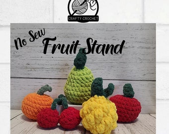 No Sew Fruit Plushies