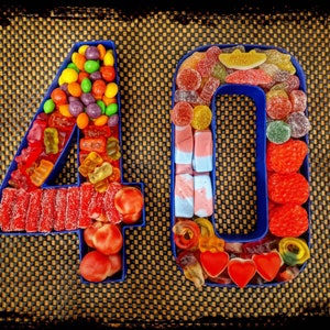 Number fillable with assorted candy sweets or chocolates Custom personalised Gift For any Occasion  Birthday Anniversary Christmas valentine