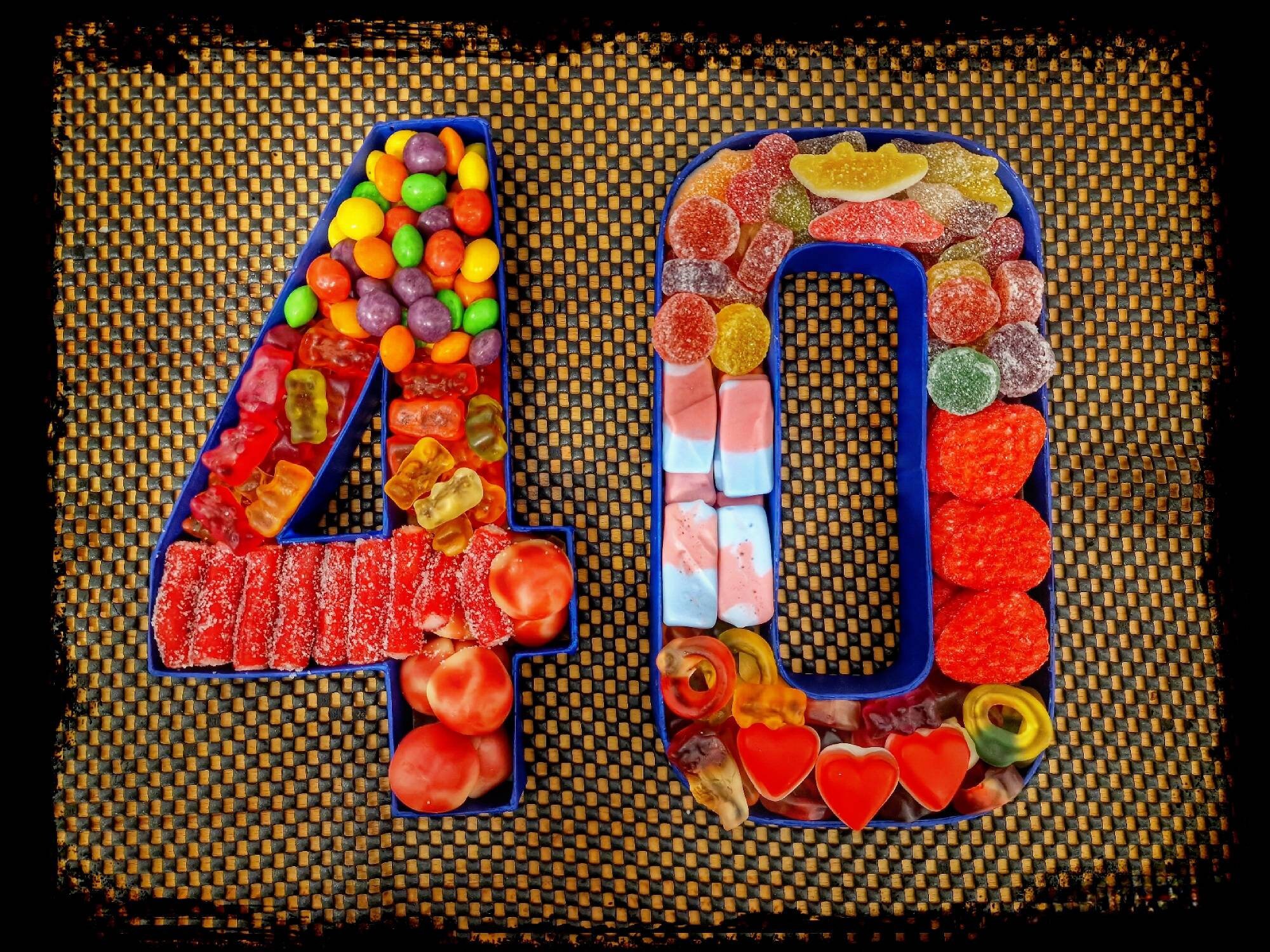 Number fillable with assorted candy sweets or chocolates Custom personalised Gift For any Occasion Birthday Anniversary Christmas valentine